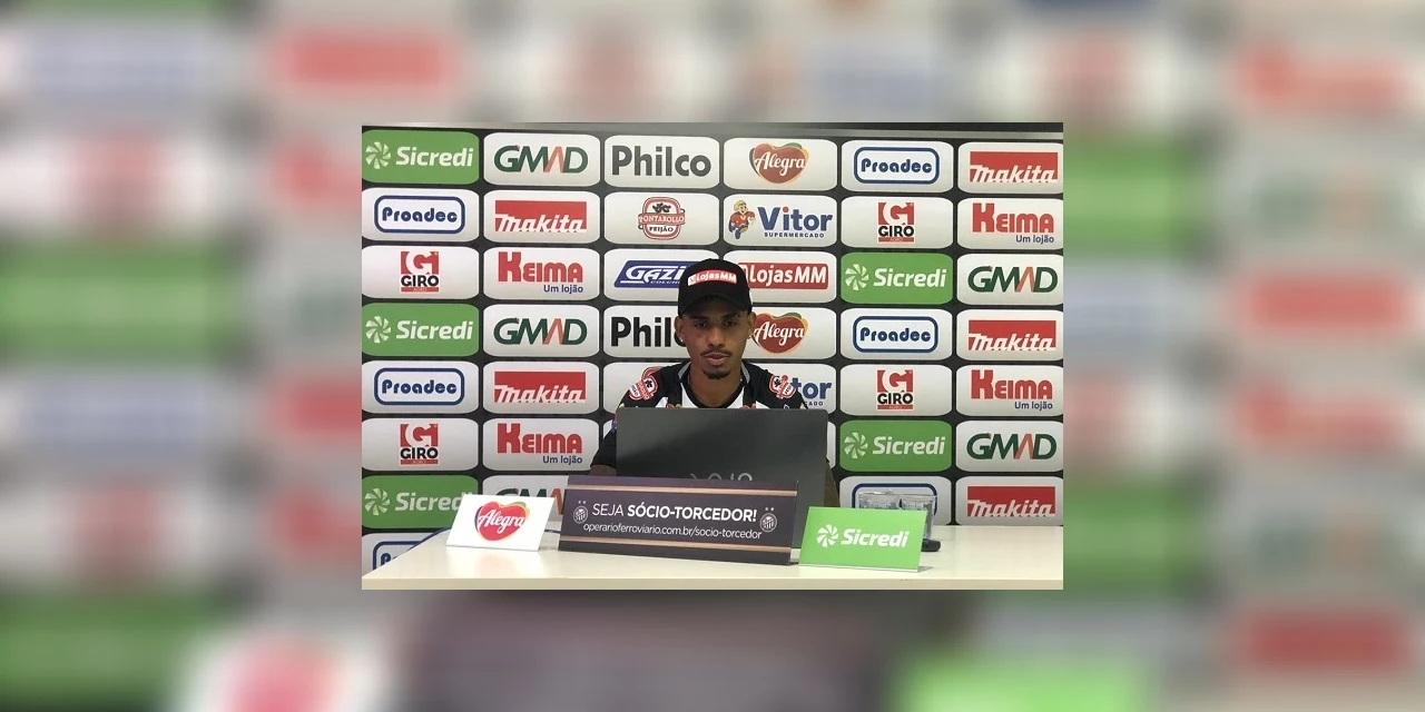 Operário apresenta o atacante Diego Cardoso em coletiva online
