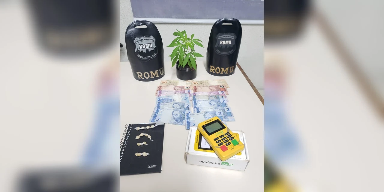 Homem que vendia drogas no cartão é preso pela Guarda Municipal em PG