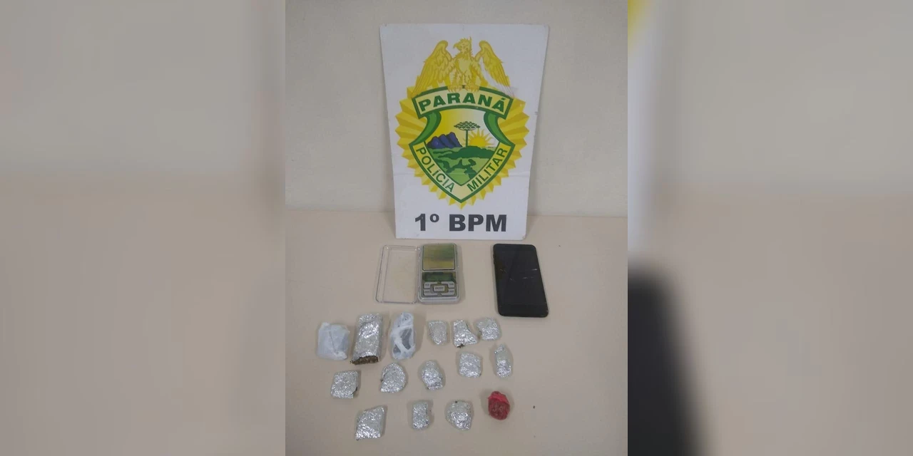 Jovem de 19 anos é preso por tráfico de drogas em PG