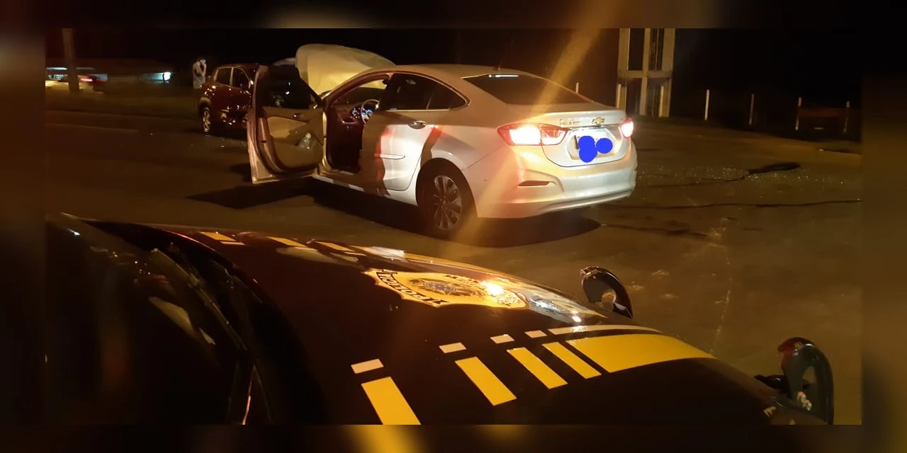 Condutor embriagado causa acidente na Souza Naves e é preso pela PRF