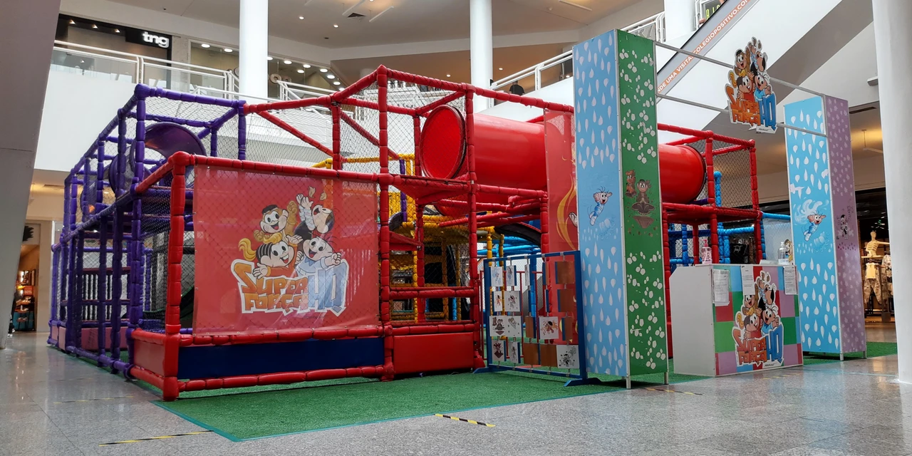 Super Força HQ, atração da Turma da Mônica, é a novidade para as crianças no Palladium Shopping Center em Ponta Grossa
