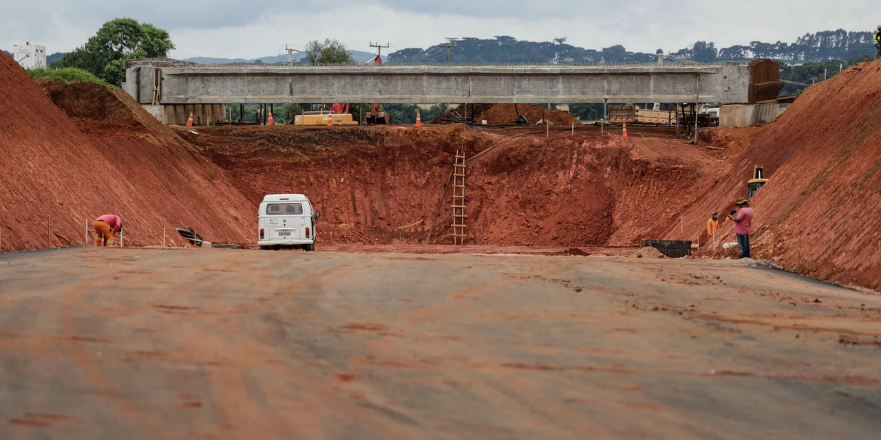 Obras no Contorno de Castro estão 73% concluídas