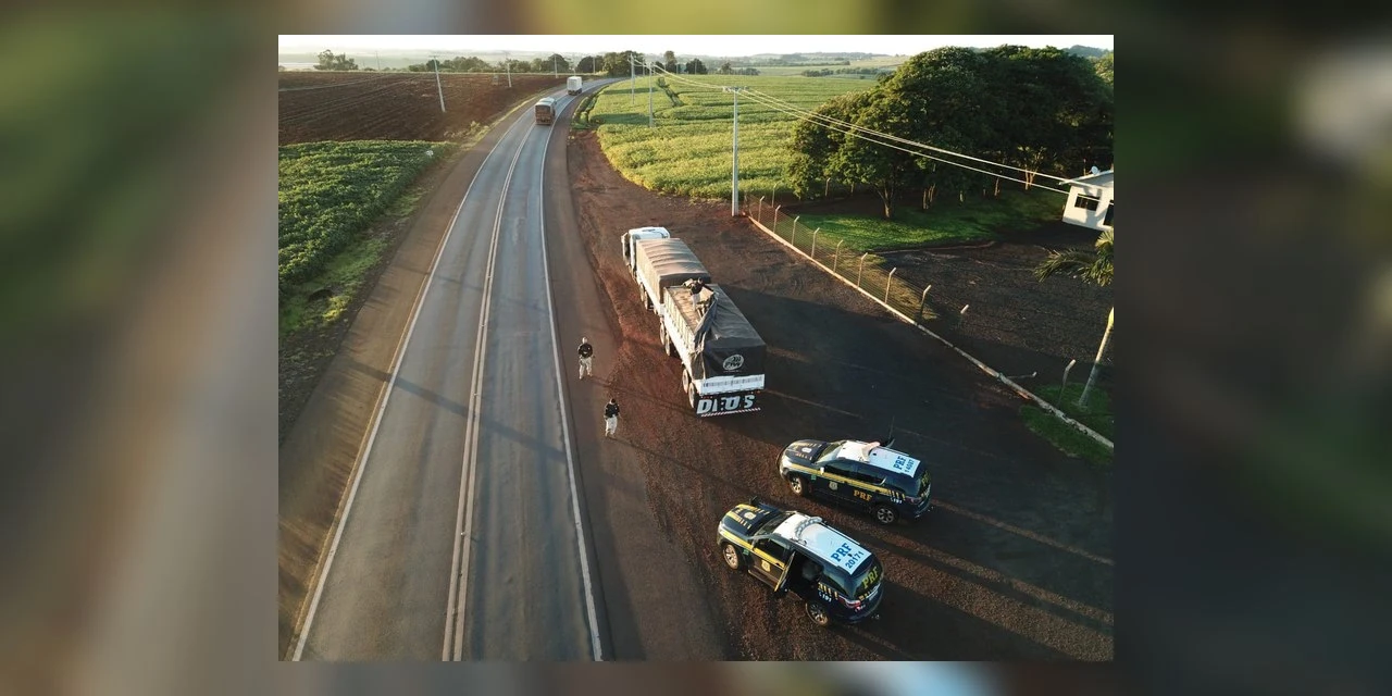 PRF apreende R$ 3 milhões em cigarros contrabandeados no Paraná