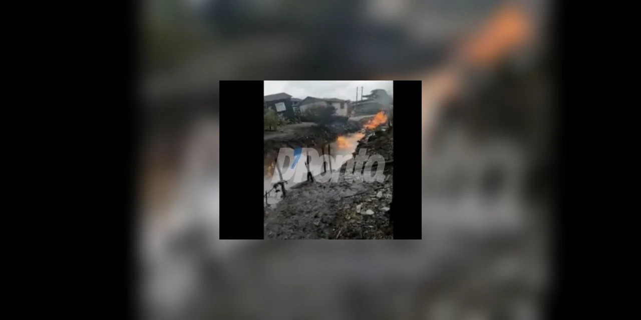 Vídeo: Explosões e fogo em bueiro assustam moradores de Paranaguá