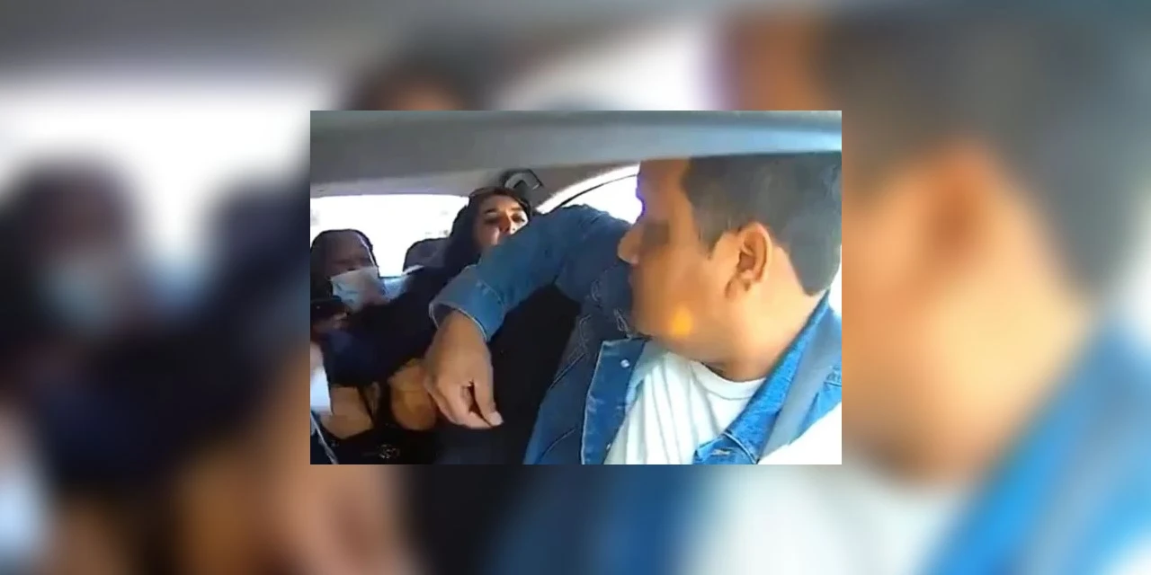 Vídeo: Mulher arranca máscara de motorista de aplicativo e tosse na vítima