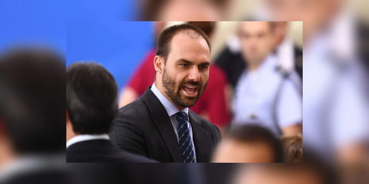 Polêmica: 'Enfia no rabo', diz Eduardo Bolsonaro sobre máscara