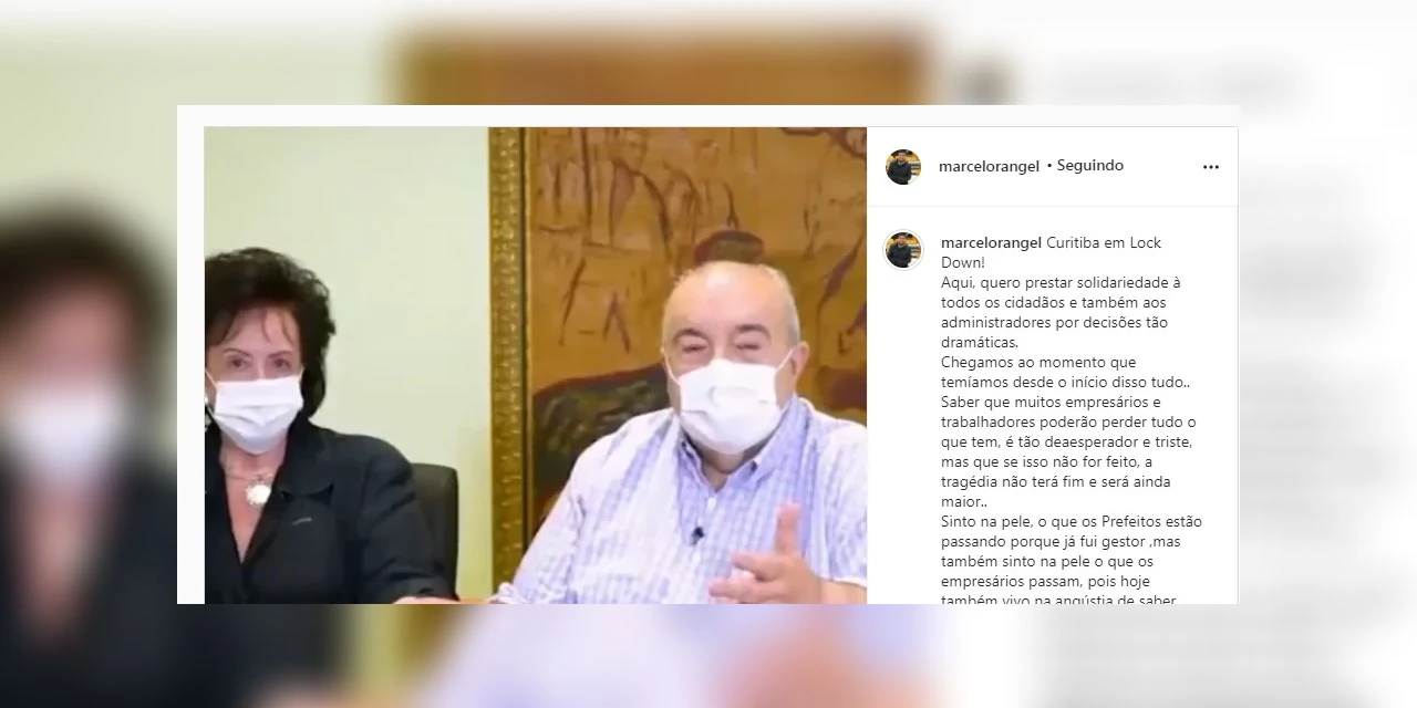 "Sinto na pele o que os prefeitos estão passando", diz ex-prefeito de PG sobre lockdown em Curitiba