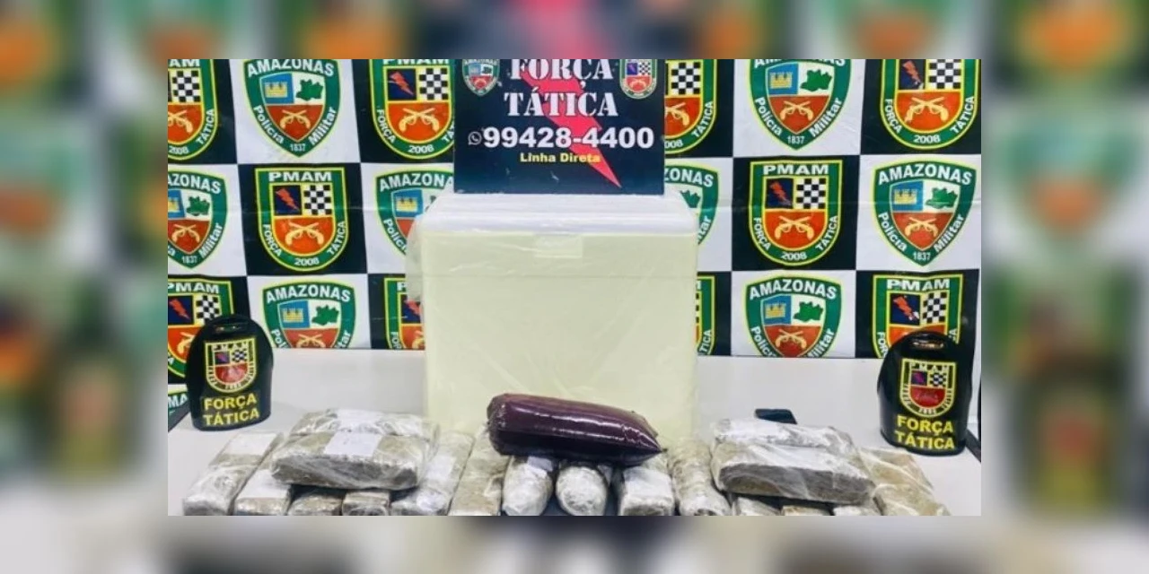 Homem esconde 10 kg de droga em sacos de açaí que seriam enviados para SP