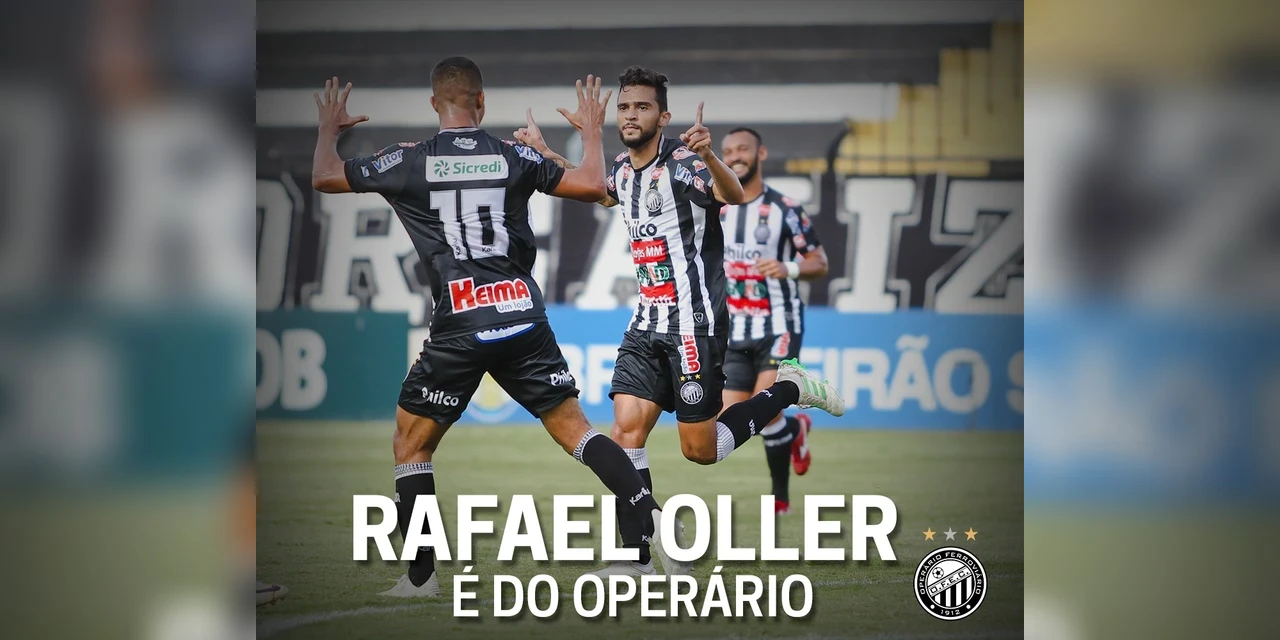 Rafael Oller fecha contrato definitivo de cinco anos com Operário