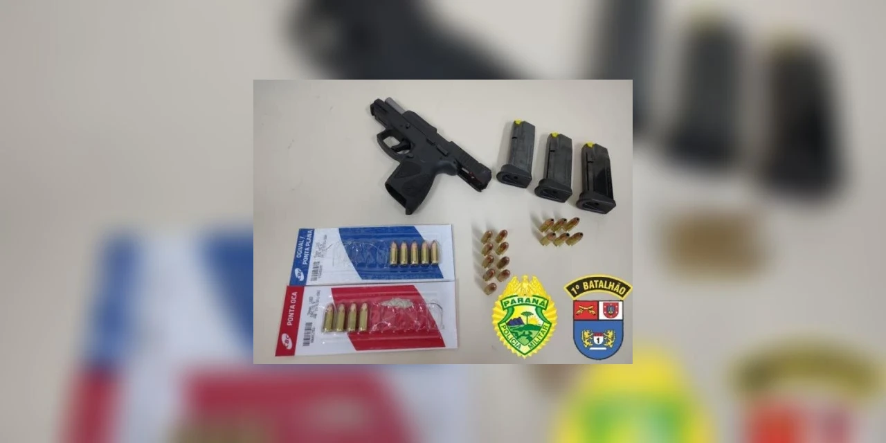 Homem é preso após agredir e ameaçar atirar na esposa em PG