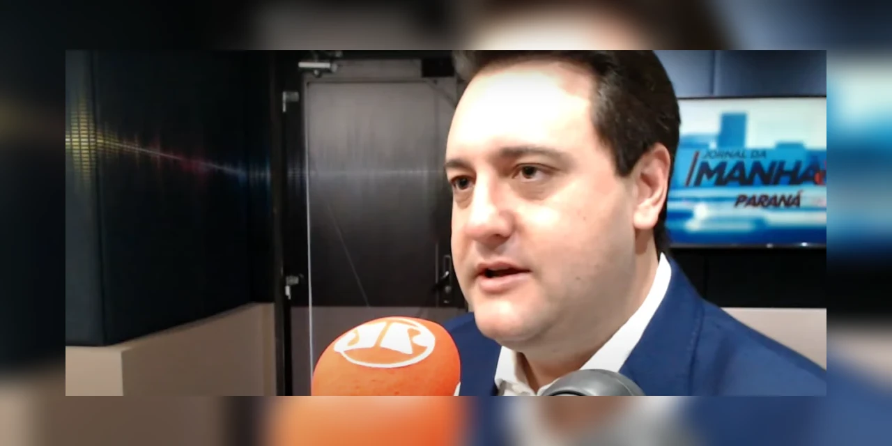"Comércio não é o grande problema", diz Ratinho Junior, que fala sobre restrições e a COVID-19 no Paraná