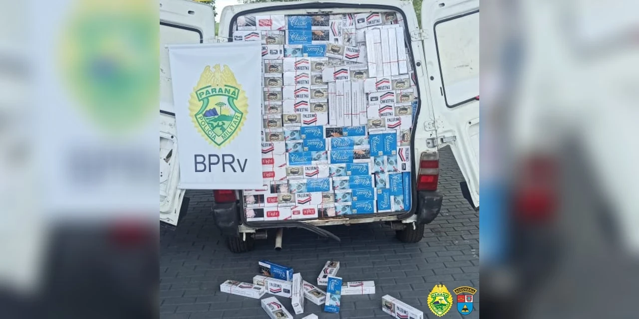Polícia apreende mais de 23 mil maços de cigarro no Paraná