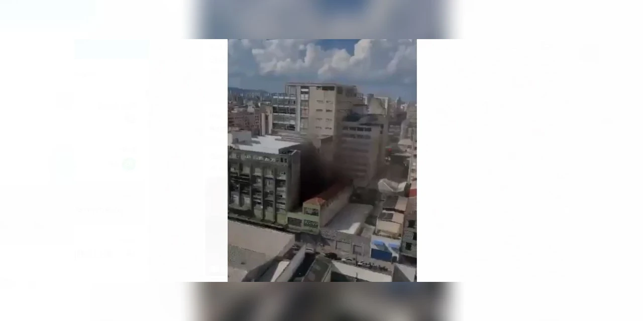 Incêndio atinge prédio do jornal 'Folha de S.Paulo', no Centro de SP