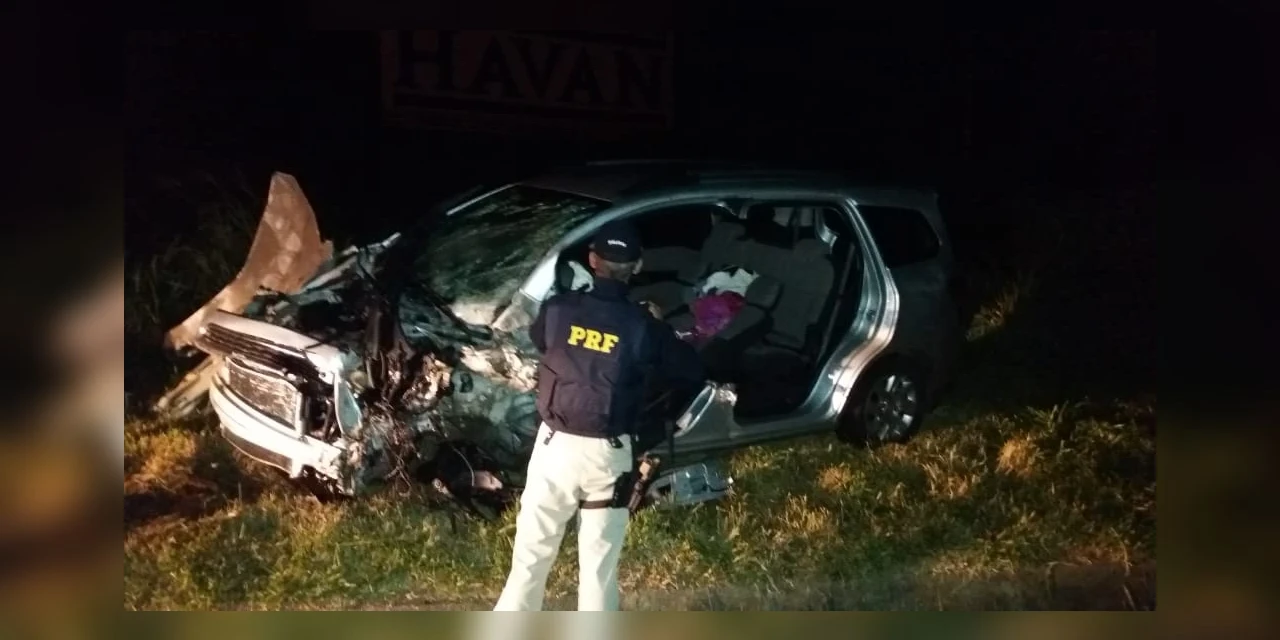 Acidente deixa vítima gravemente ferida na BR-373 em PG