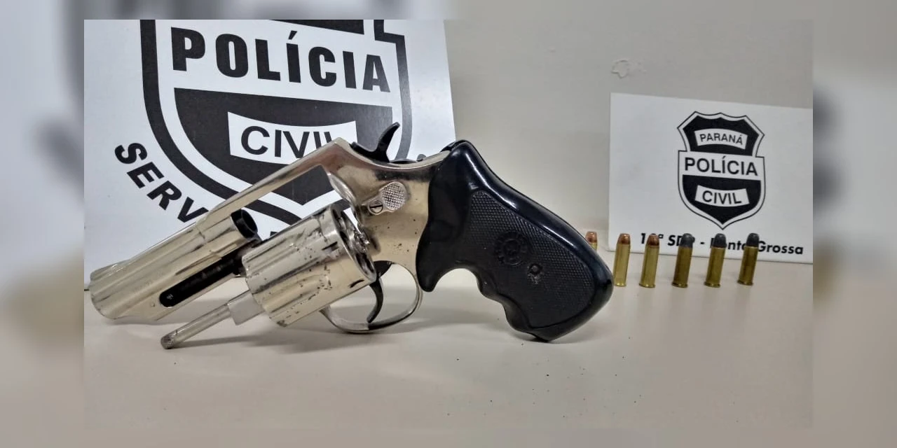 Idoso de 70 anos é preso em flagrante por posse ilegal de arma de fogo em PG