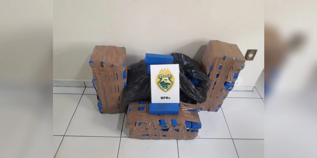 Polícia apreende veículo com mais de 100 kg de maconha em Carambeí