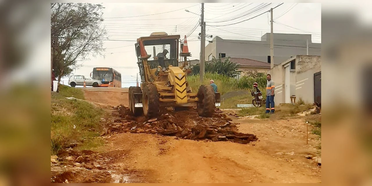 Prefeitura de PG inicia pavimentação no Parque Dom Pedro II; confira os trechos contemplados