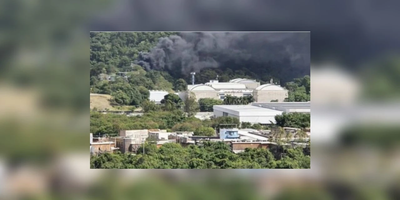 Princípio de incêndio atinge Estúdios Globo, no Rio de Janeiro