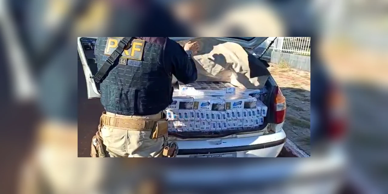 PRF apreende cinco mil maços de cigarro no Paraná