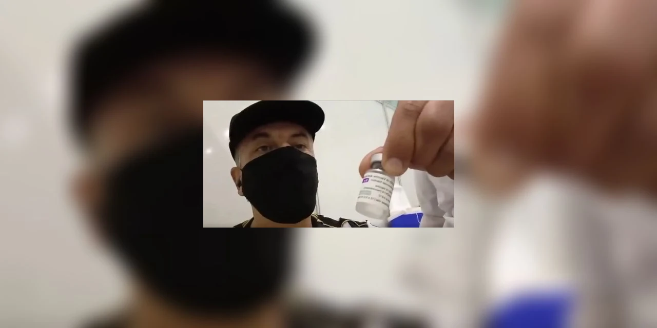 Vídeos: Apresentador Jocelito Canto é vacinado contra a COVID-19