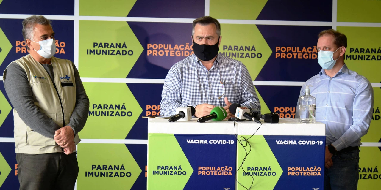 Governo do Paraná muda estratégia de distribuição e pretende vacinar 80% da população até agosto