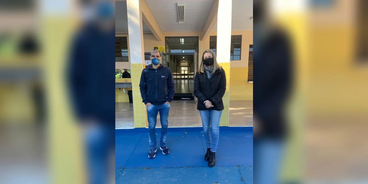 Deputada Mabel Canto confere reforma do Colégio Elzira Correia de Sá no Santa Paula