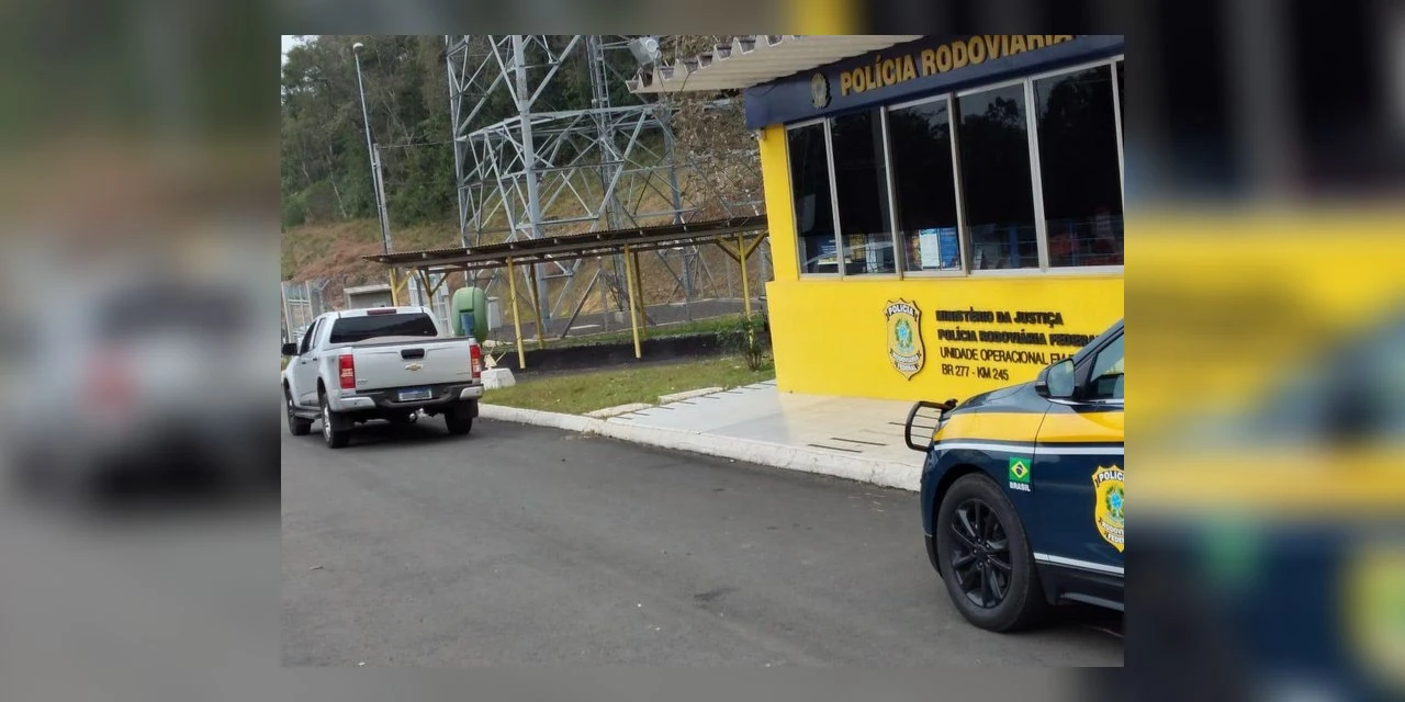 Casal envolvido em roubo de cargas é preso em Irati pela PRF