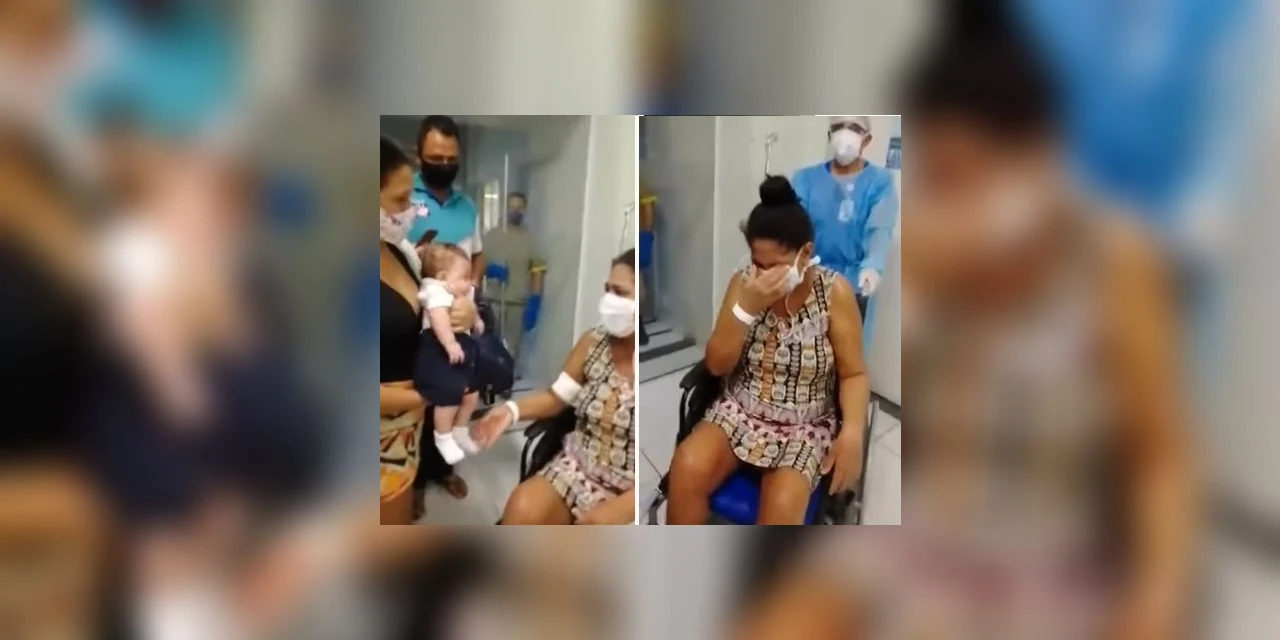 Mãe que deu à luz intubada com covid conhece filho um mês após o parto: "Uma segunda chance"