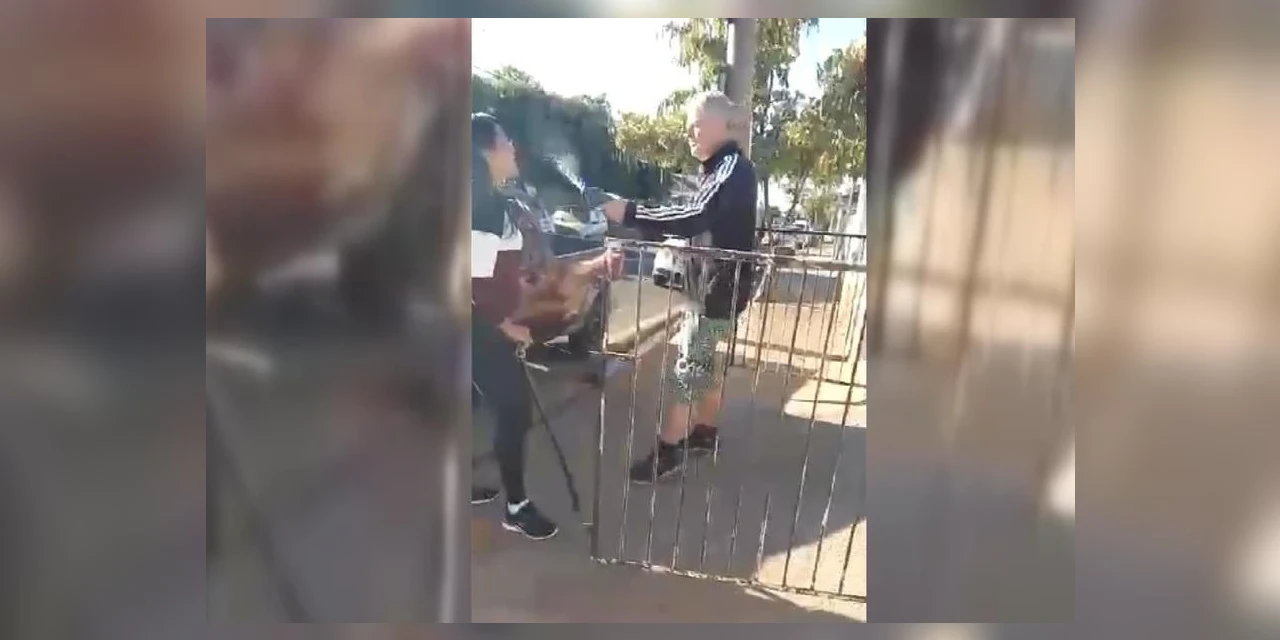 Vídeo mostra ex-patrão jogando ácido em mulher durante discussão