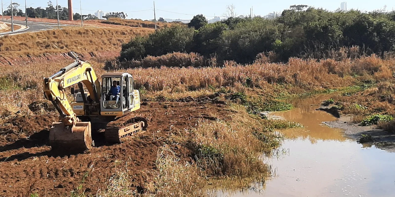 Prefeitura retoma trabalhos para execução do segundo lago no Parque de Olarias
