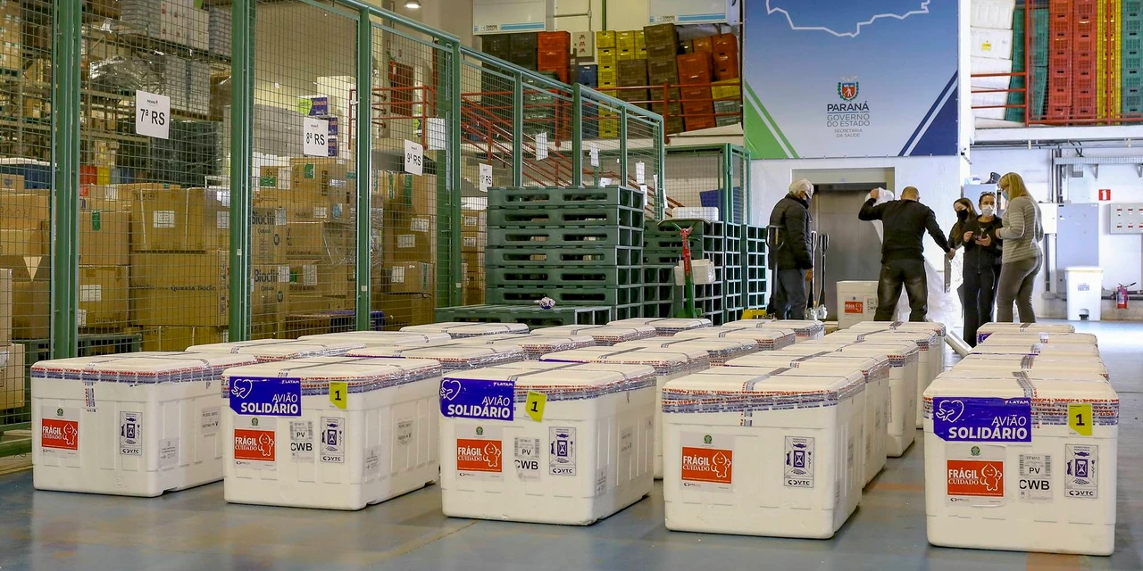 Paraná deve receber mais de 649 mil doses de vacinas contra COVID-19 nesta semana; saiba mais