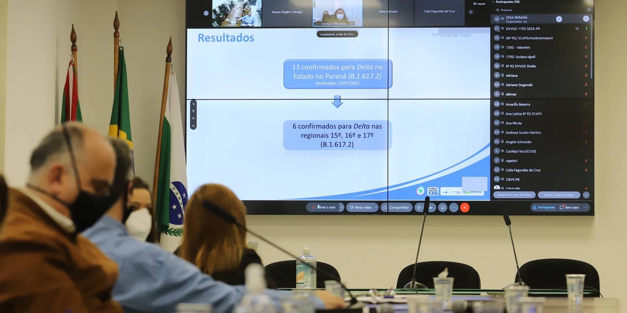 Paraná confirma transmissão comunitária da variante delta e mais 16 casos, incluindo em cidades dos Campos Gerais