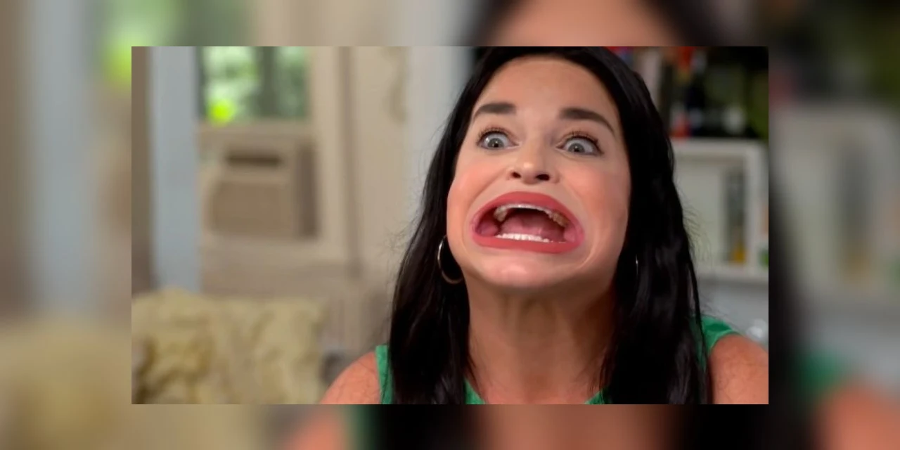 Vídeo: Mulher com 'maior boca do mundo' entra no livro dos recordes