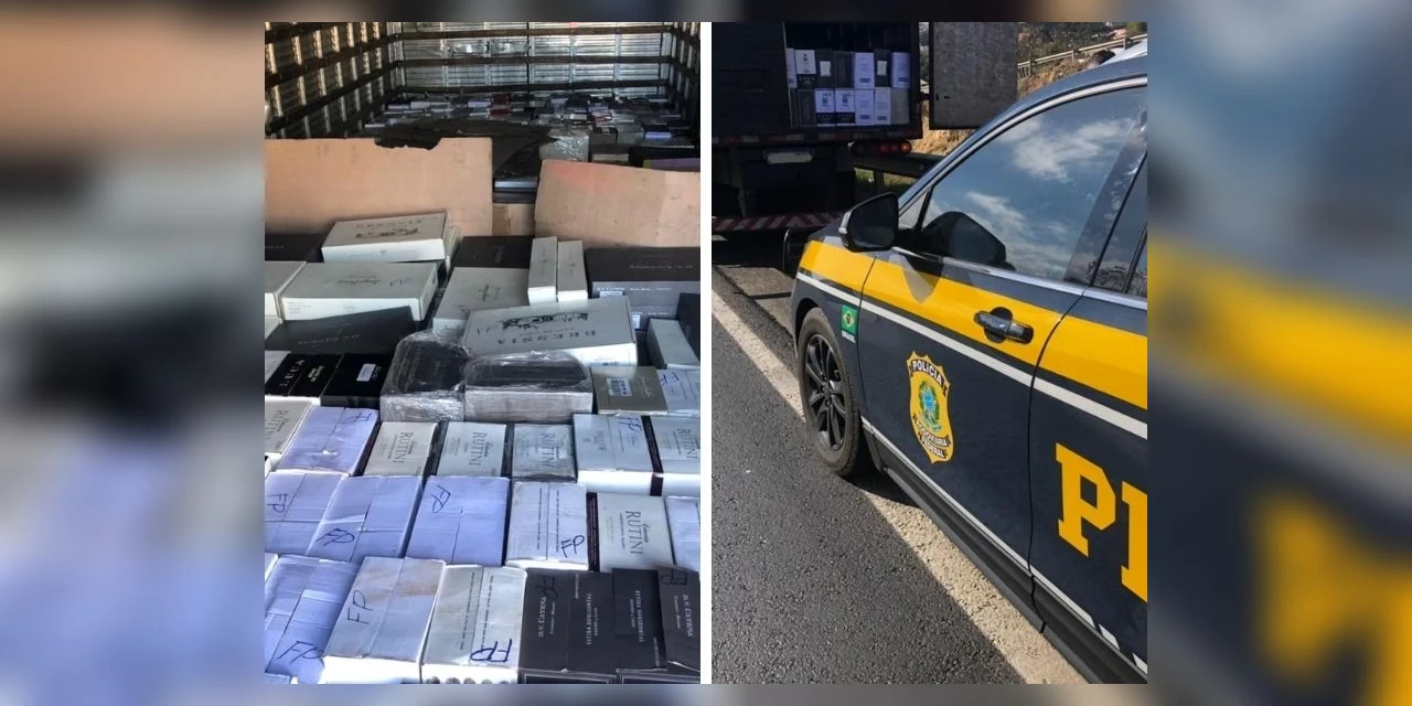 Motorista é preso pela segunda vez com carga ilegal de vinhos nos Campos Gerais
