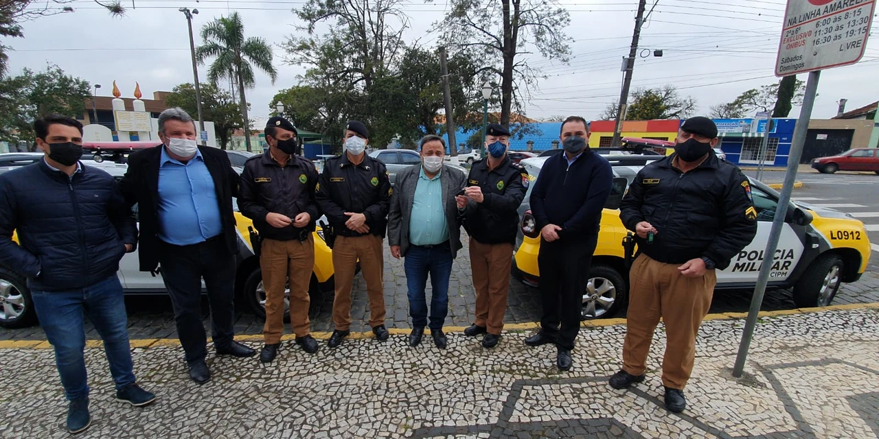 Ponta Grossa e outras três cidades recebem novas viaturas para a Polícia Militar