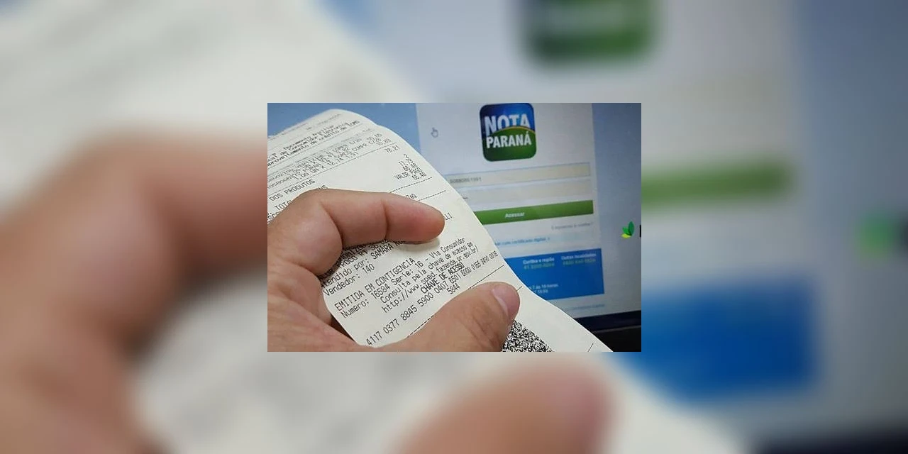 Nota Paraná libera R$ 24,4 milhões em créditos e promove sorteio nesta segunda (9)