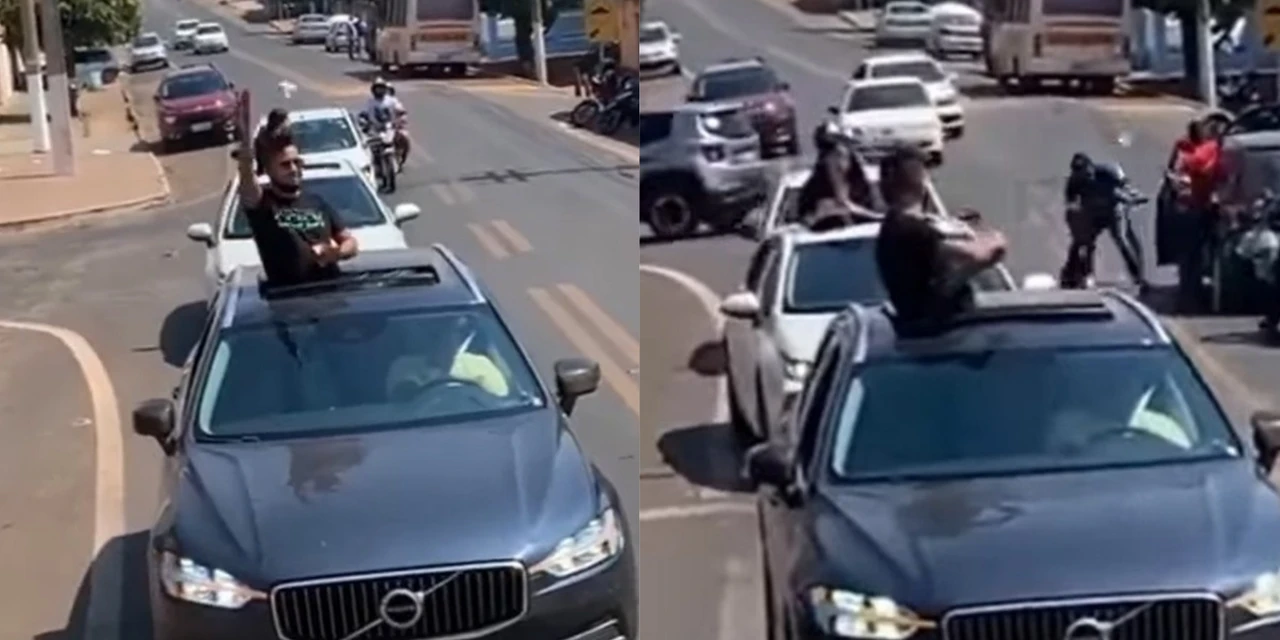 Empresário decide 'dividir os lucros' com a sociedade e distribui R$ 10 mil nas ruas