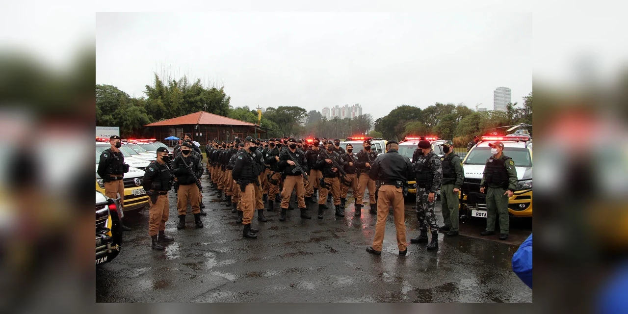 PM reforça policiamento ostensivo em cidades com altos índices de homicídio no Paraná