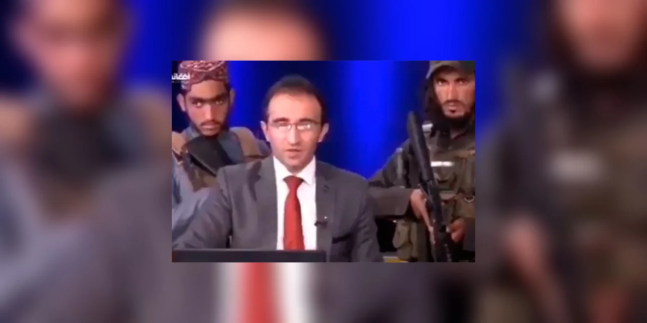 Vídeo: Âncora afegão cercado por homens armados é obrigado a elogiar Talibã
