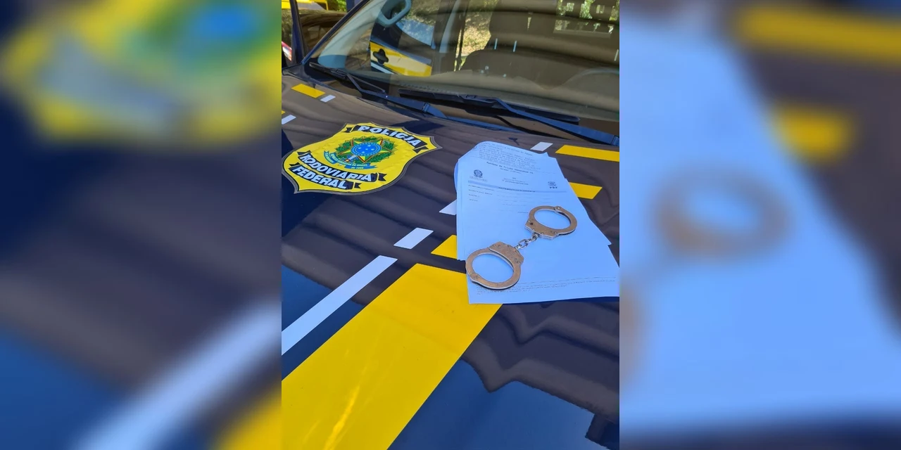 Assaltante de banco que estava foragido da Justiça é preso pela PRF em Ponta Grossa