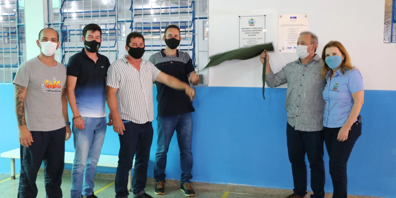 Prefeitura de Castro entrega reforma e ampliação da Escola Santo Lazarini da Silva, no Abapan
