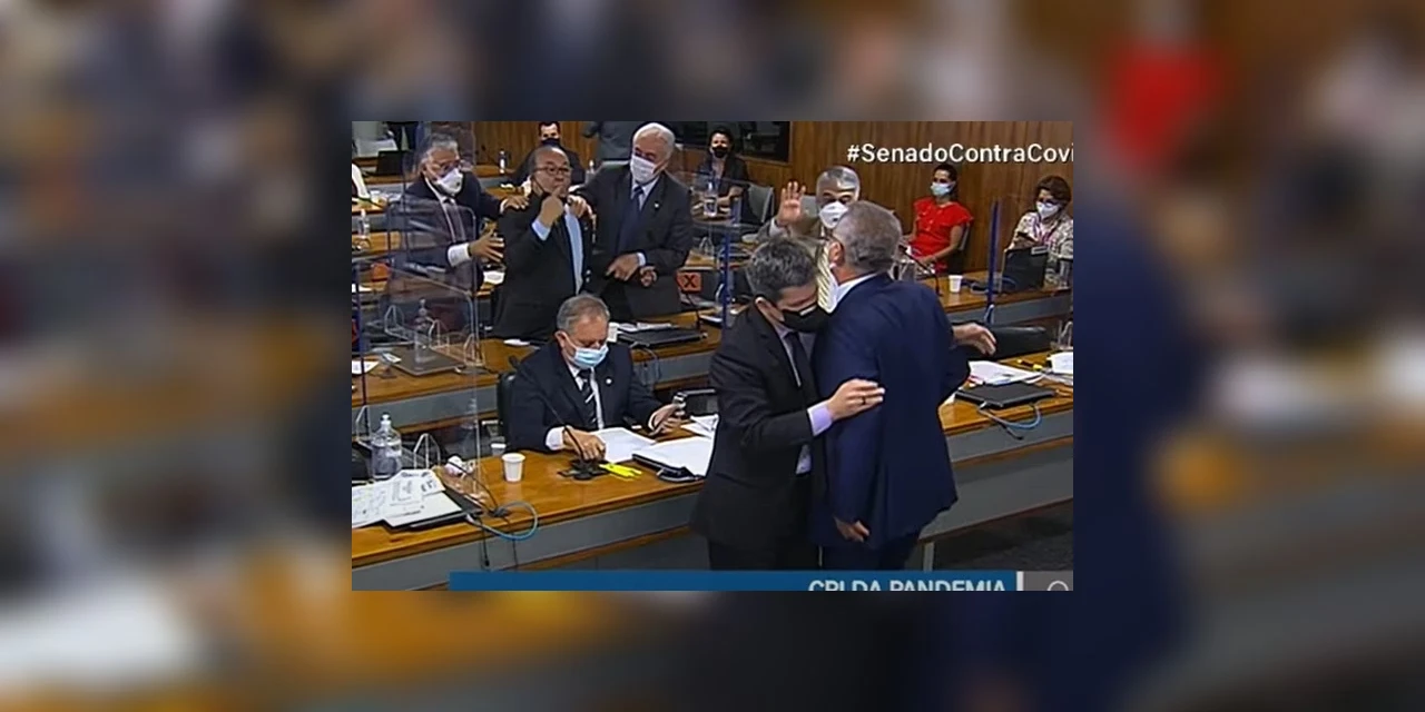 Vídeo - Treta na CPI da Covid: Senadores trocam ofensas e quase 'saem no braço' durante sessão