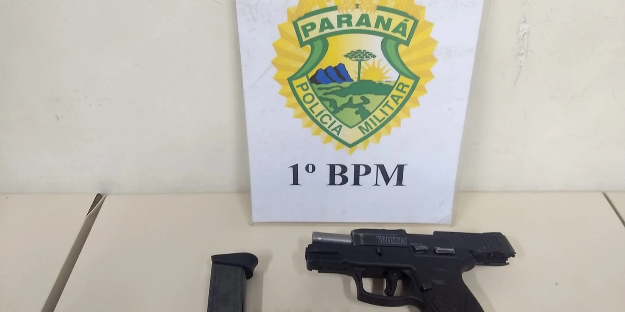 Após confusão em estabelecimento, homem tenta fugir da PM, mas acaba preso por porte ilegal de arma em PG
