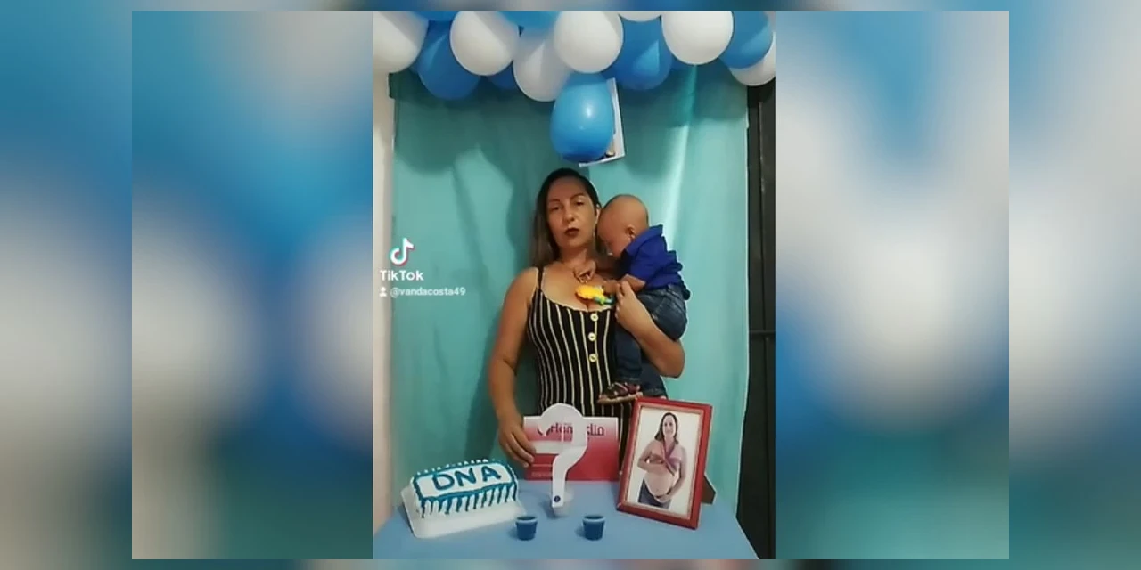 Vídeo: Mãe faz 'chá de revelação de DNA’ após homem duvidar da paternidade de menino