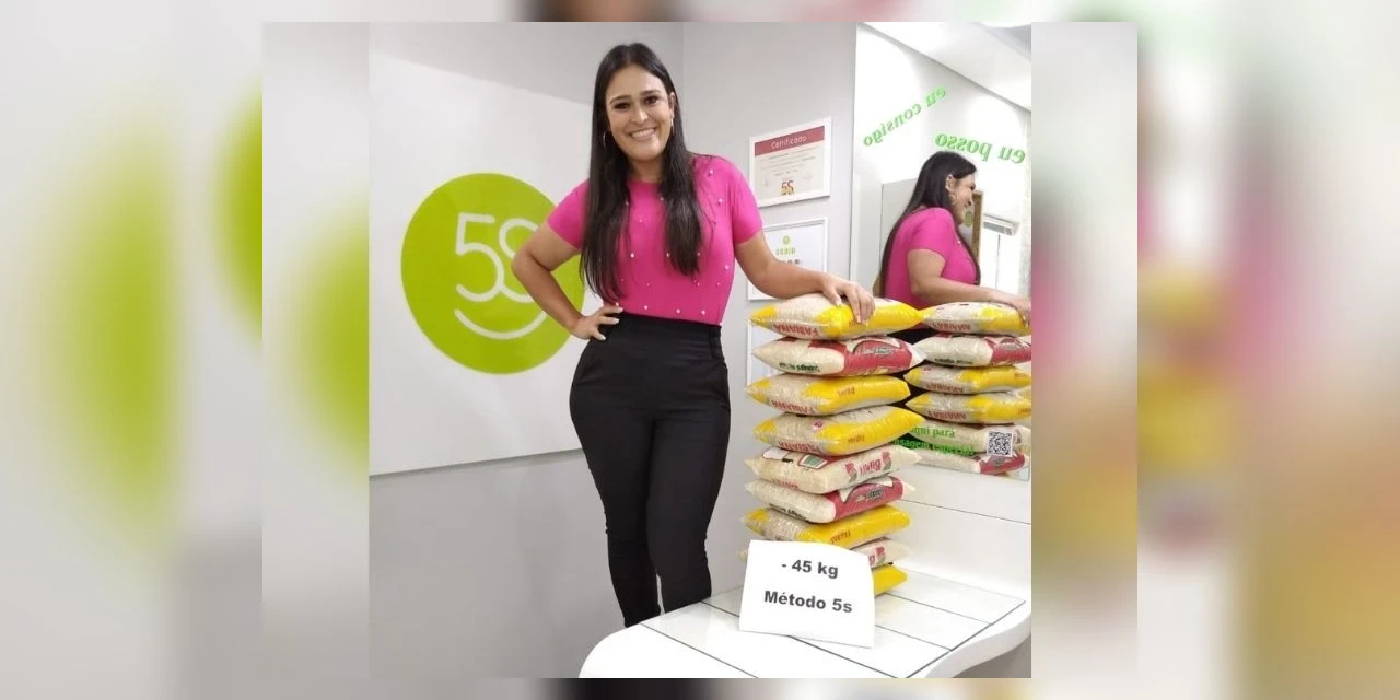 Duas toneladas e meia perdidas em 5 anos pelos participantes do método 5S