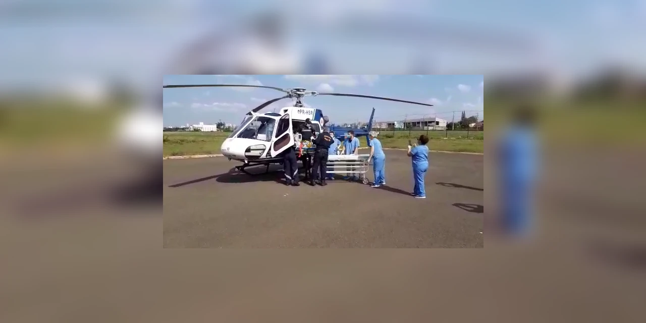 Explosão de churrasqueira deixa criança gravemente ferida no Paraná