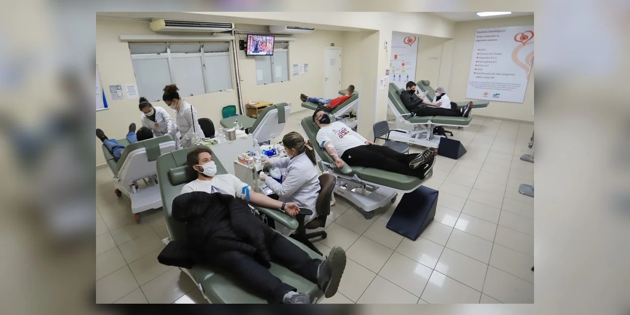 Hemepar pede doações de sangue; unidades abrem em todo o Paraná nesta segunda-feira (11)