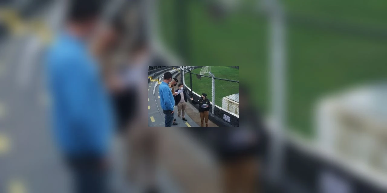 Estádio Germano Krüger passa por vistoria da Polícia Militar