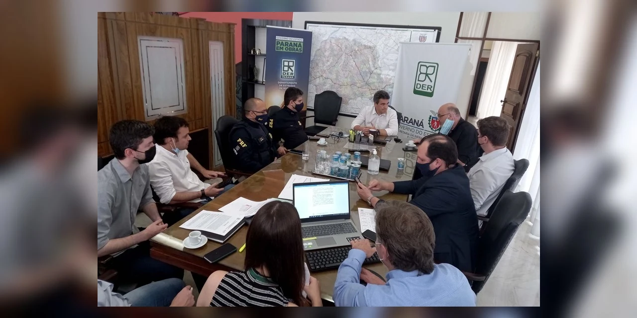 DER, Dnit e polícias rodoviárias definem a canalização do tráfego nas praças de pedágio do Paraná