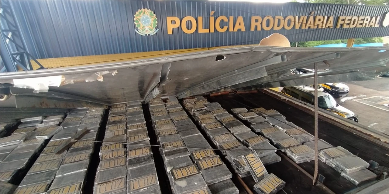 Vídeo: PRF realiza a maior apreensão de cocaína no Paraná em ação integrada com a PF
